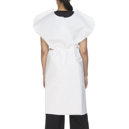 GOWN, EXAM T/P/T WHT 30X42 (50/CS)