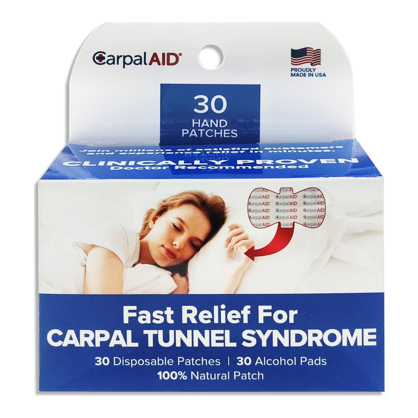 PATCH, CARPAL AID UNIV (30/PK 48PK/CS)