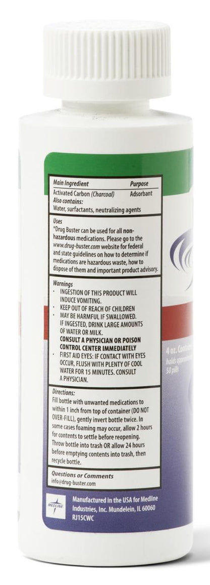 DISPOSAL SYSTEM, SOL DRUG BUSTER DRUG 4OZ (96/CS)