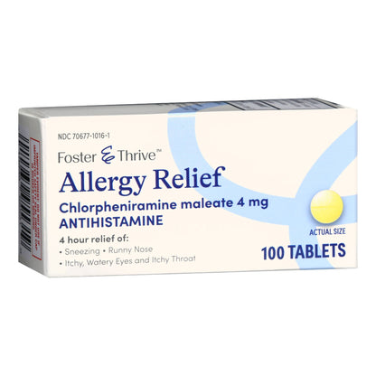 ALLERGY, TAB FT SM 4HOUR 4MG (100/BT)