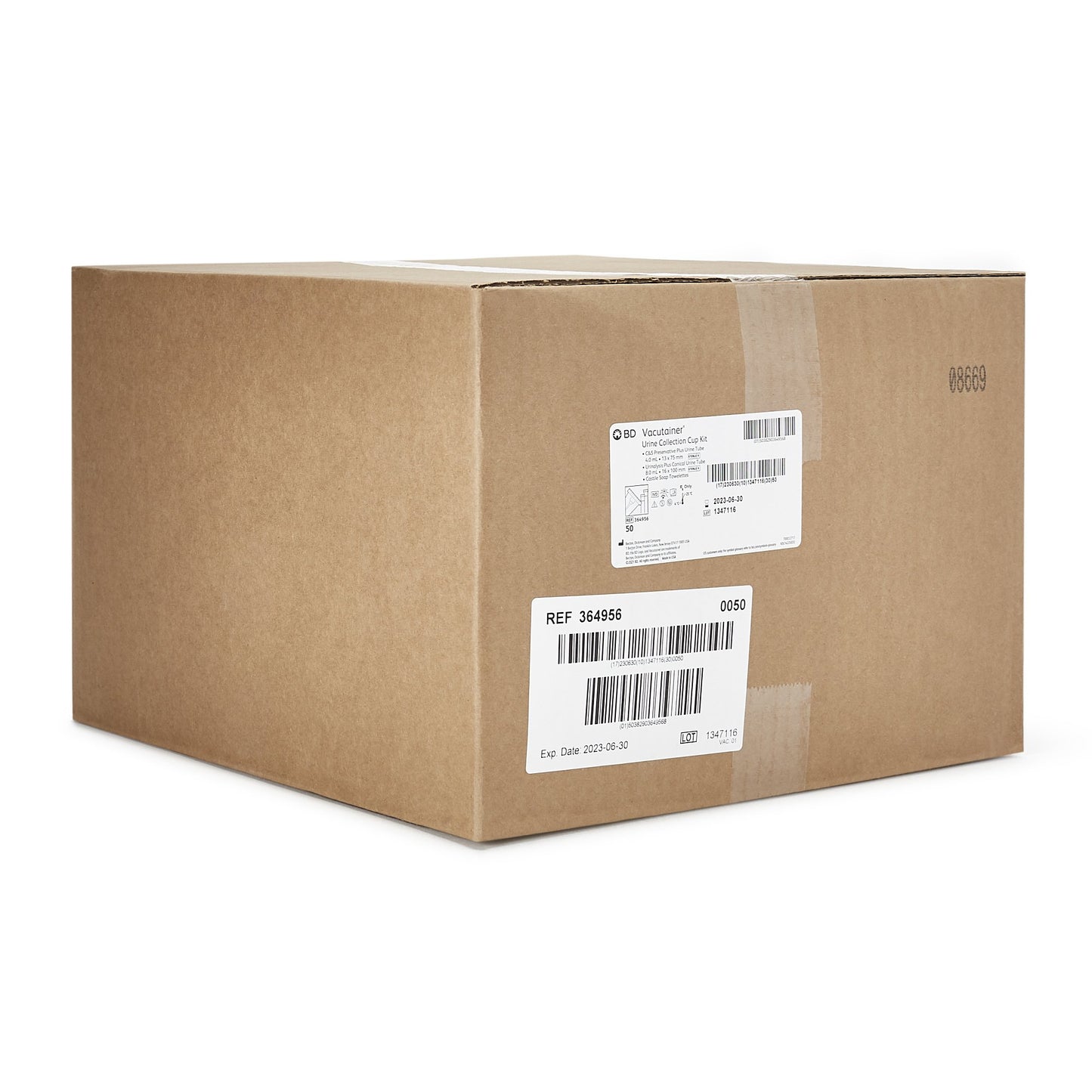 COLLECTION KIT, URINE COMPLETE8ML 13"X75" (50/CS)