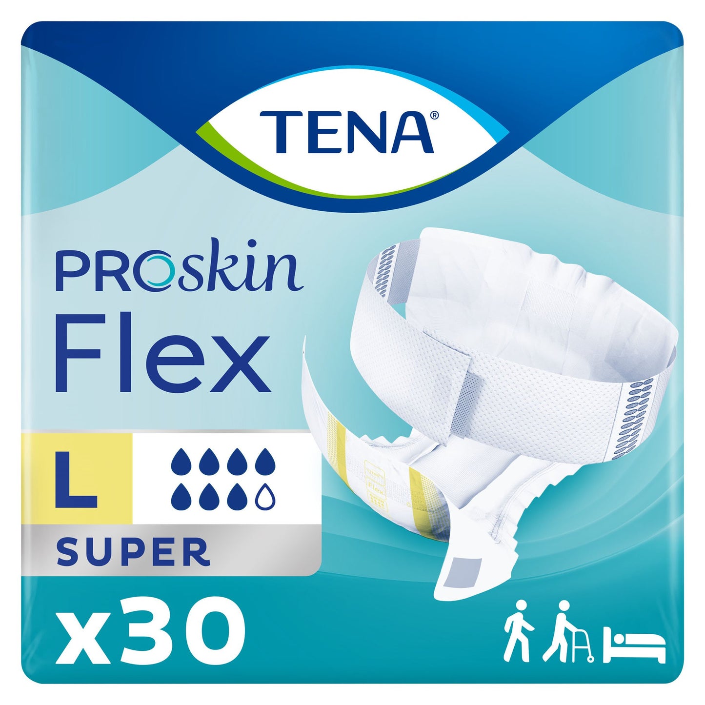 BRIEF, TENA SUPER SZ16 33"X50"(30/PK 3PK/CS) SCAPER