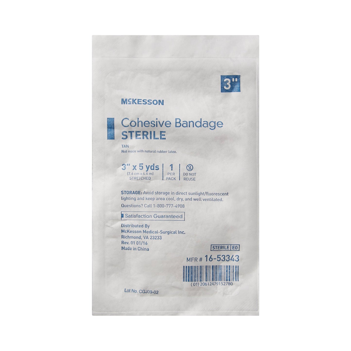BANDAGE, COHESIVE STR LF TAN 3" (24/CS)