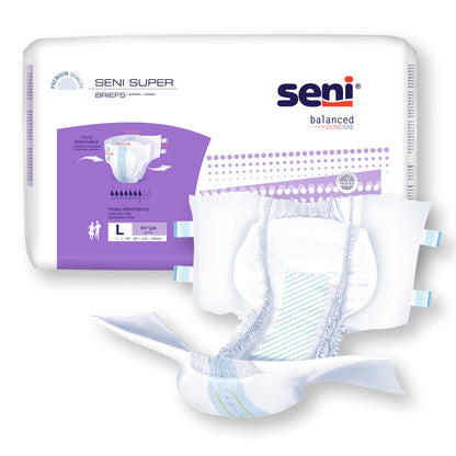 BRIEF, INCONT SENI SUPER LG 45"-59" (25/PK 3PK/CS)