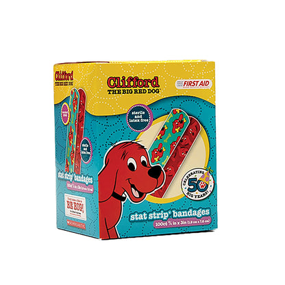 BANDAGE, CLIFFORD DOG STAT STR(100/BX 12BX/CS) DERSCI