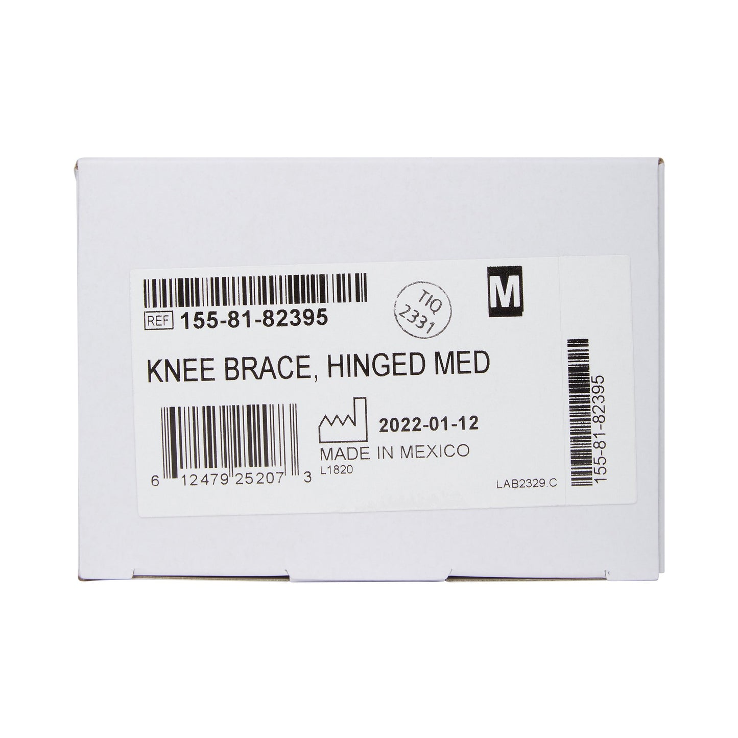 KNEE BRACE, HINGED MED