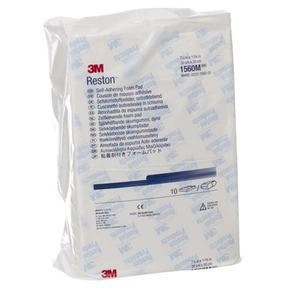 DRESSING, PAD FOAM RESTON (10/PK) 3M
