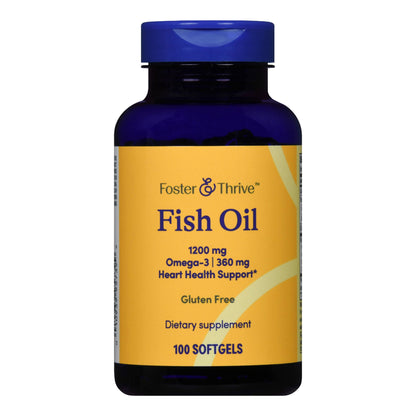 FISH OIL, CAP SGEL FT SM 1200MG (100/BT)