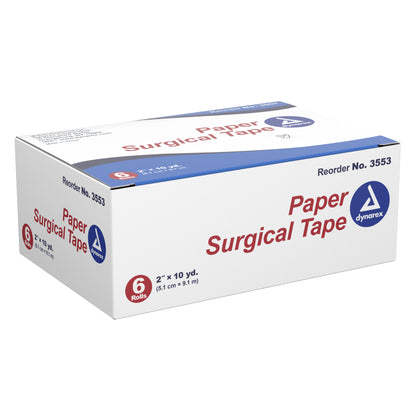 TAPE, SURGICAL PAPER 2"X10YDS 6/BX 12BX/CS)