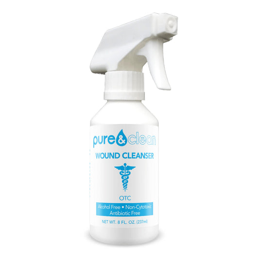 CLEANSER, WND PURE AND CLEAN 8OZ (12BT/BX)