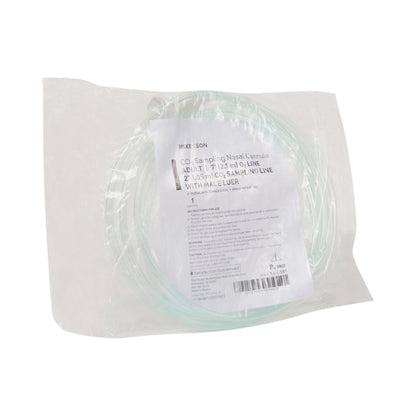 CANNULA, NASAL GAS SAMP O2 CO2UNIV ADLT 7' (25/CS)
