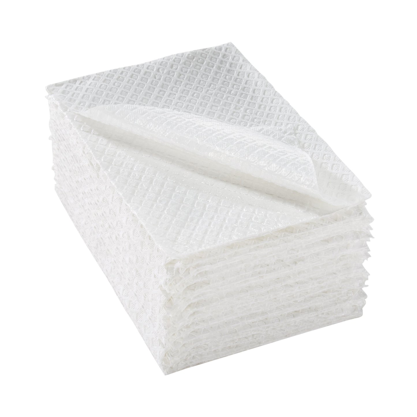 TOWEL, PRO 2PLY/POLY DIA EMB WHT 13X18 (500/CS)