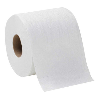 TISSUE, TOILET 2PLY 4.5X4.05 WHT (80RL/CS)