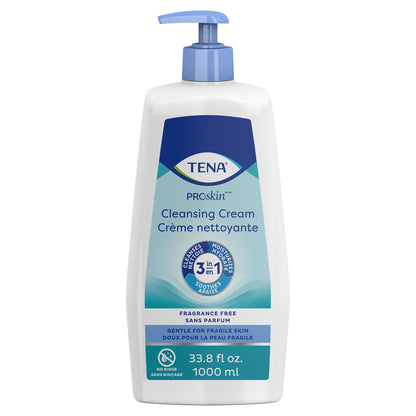 CREAM, CLEANSING SKIN TENA UNSCNTD PMP BT 33.8FL O SCAPER