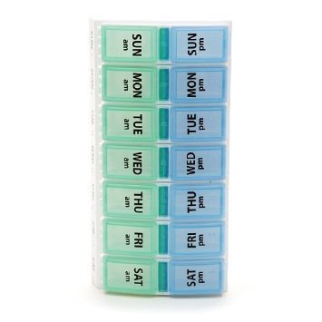 BOX, PILL REMINDER AM PM (6/ PK)