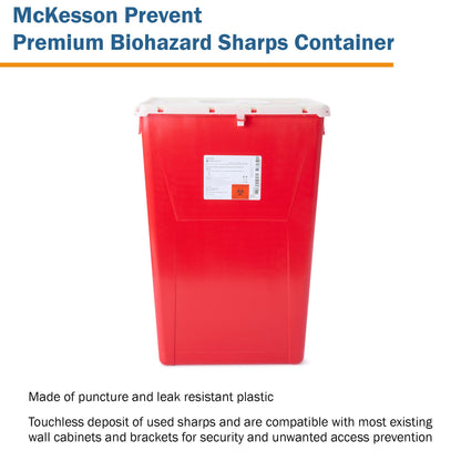 CONTAINER, SHARPS RED 18GL (7/CS)