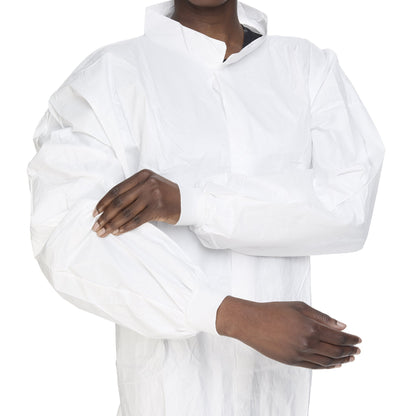 FROCK, CLEANROOM W/THUMB LOOP LG (10/BG 3BG/CS)