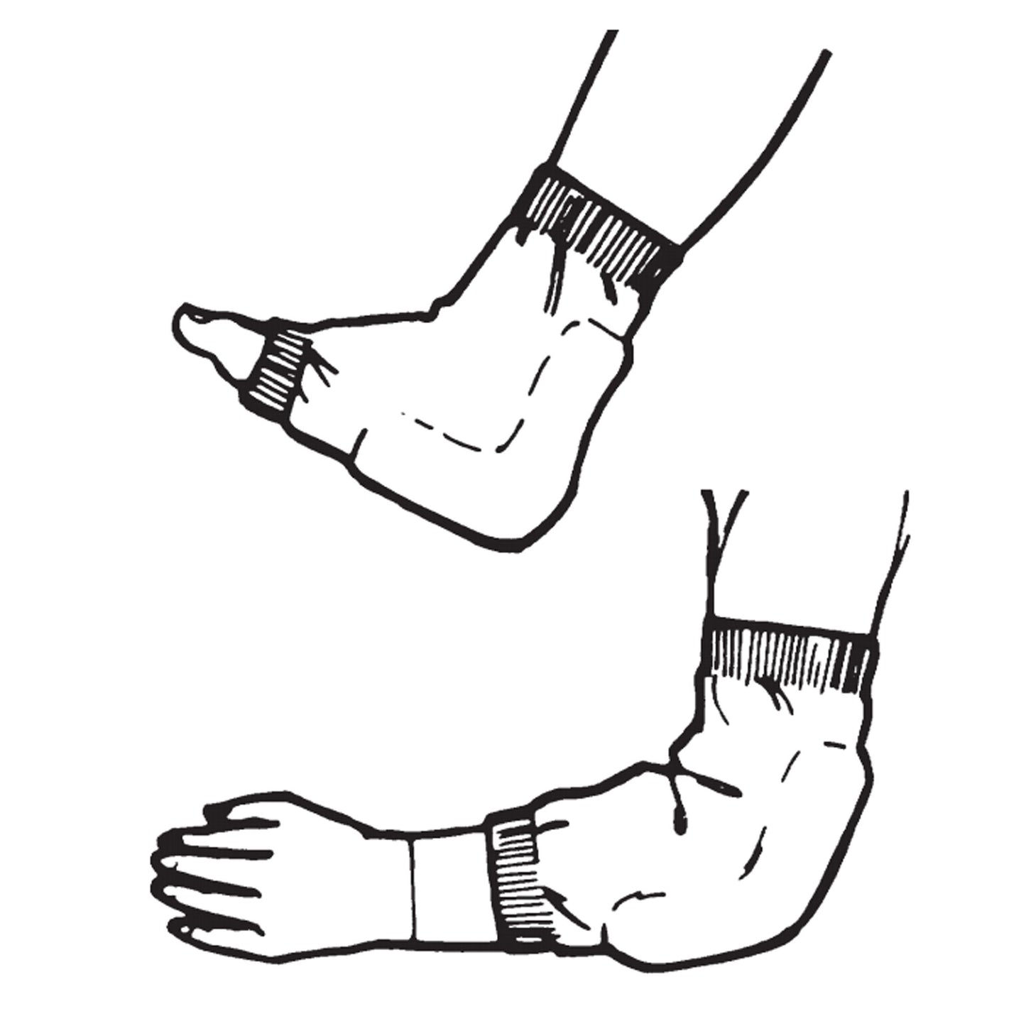 PAD, HEEL/ELBOW/KNEE MED 801 5