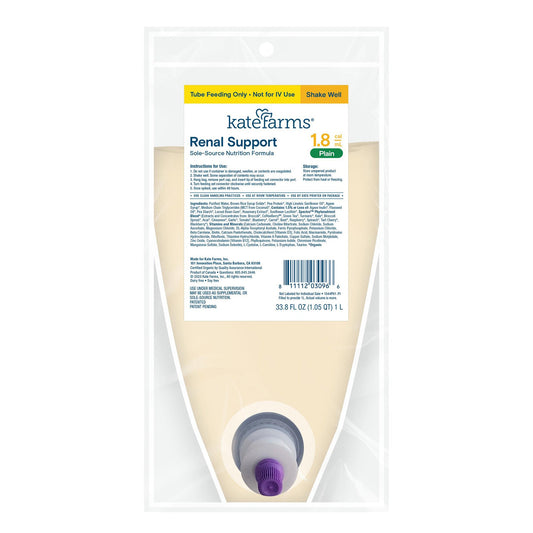 FORMULA, RENAL SUPPORT CLSD SYS 1.8 PLAIN 1000ML (6/CS)