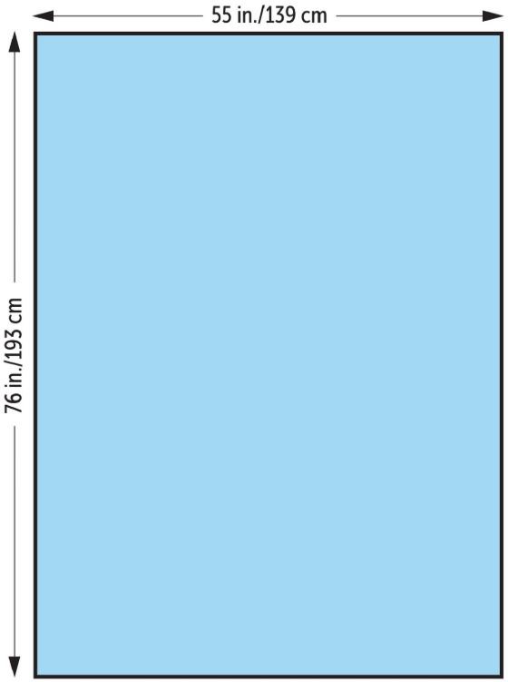 DRAPE, SURG N/S LG 76"X55" (32/CS)