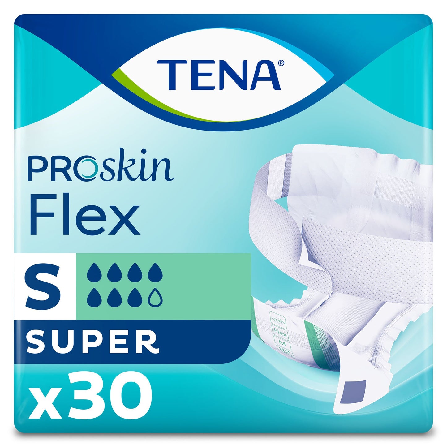 BRIEF, TENA SUPER SZ8 24"X34" (30/PK 3PK/CS) SCAPER