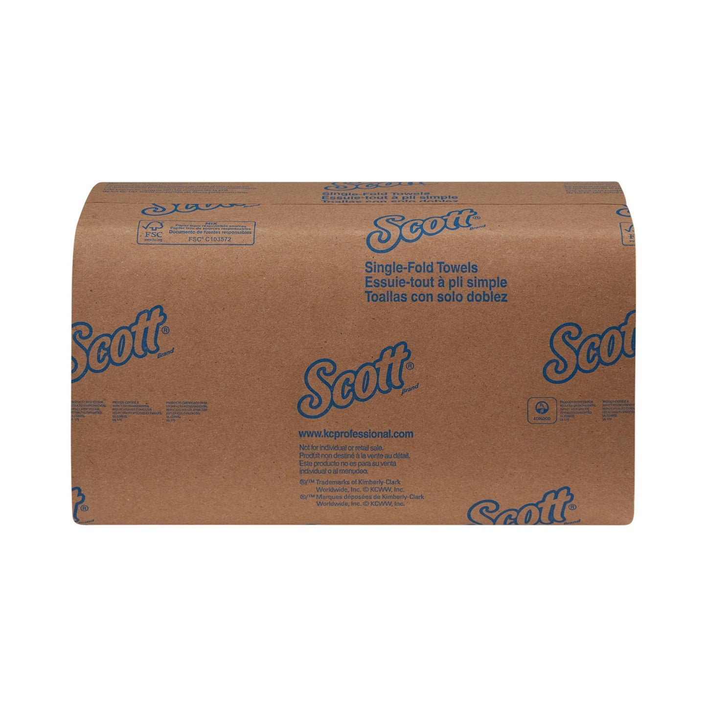 TOWEL, PAPER SNGL-FOLD WHT (16PK/CS) 1700 KIMCON