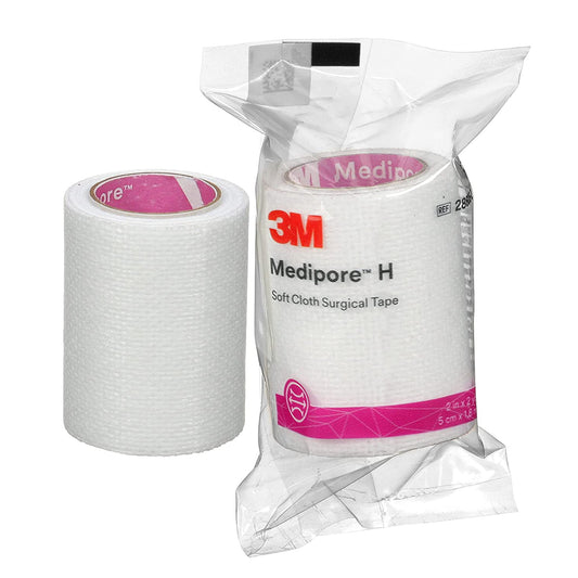 TAPE, SURGICAL SOFT CLOTH 2"X2YDS (48RL/BG 1BG/CS)