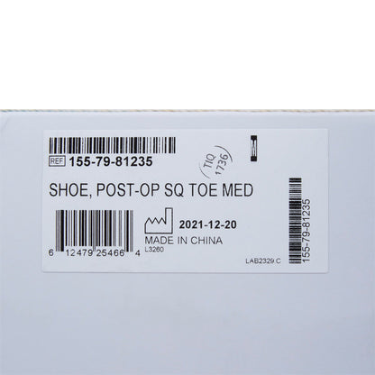 SHOE, POST-OP SQ TOE MED