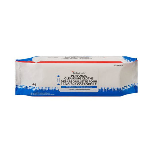 WIPE, WET PERINEAL CLNSR FLSHBL 8"X12" (44/PK 12PK/CS)