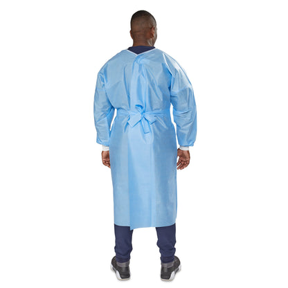 GOWN, ISO SMS NR BLU XLG (10/BG 6BG/CS)