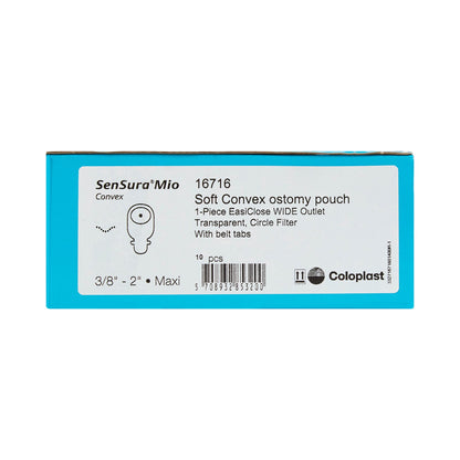 POUCH, OST CONVEX SENSURA 1PC TRANS 3/8"X2" (10/BX)