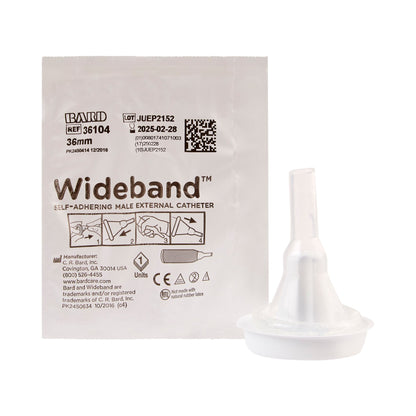 CATHETER, MALE EXTRNL WBAND LG(100/BX) RCHMED