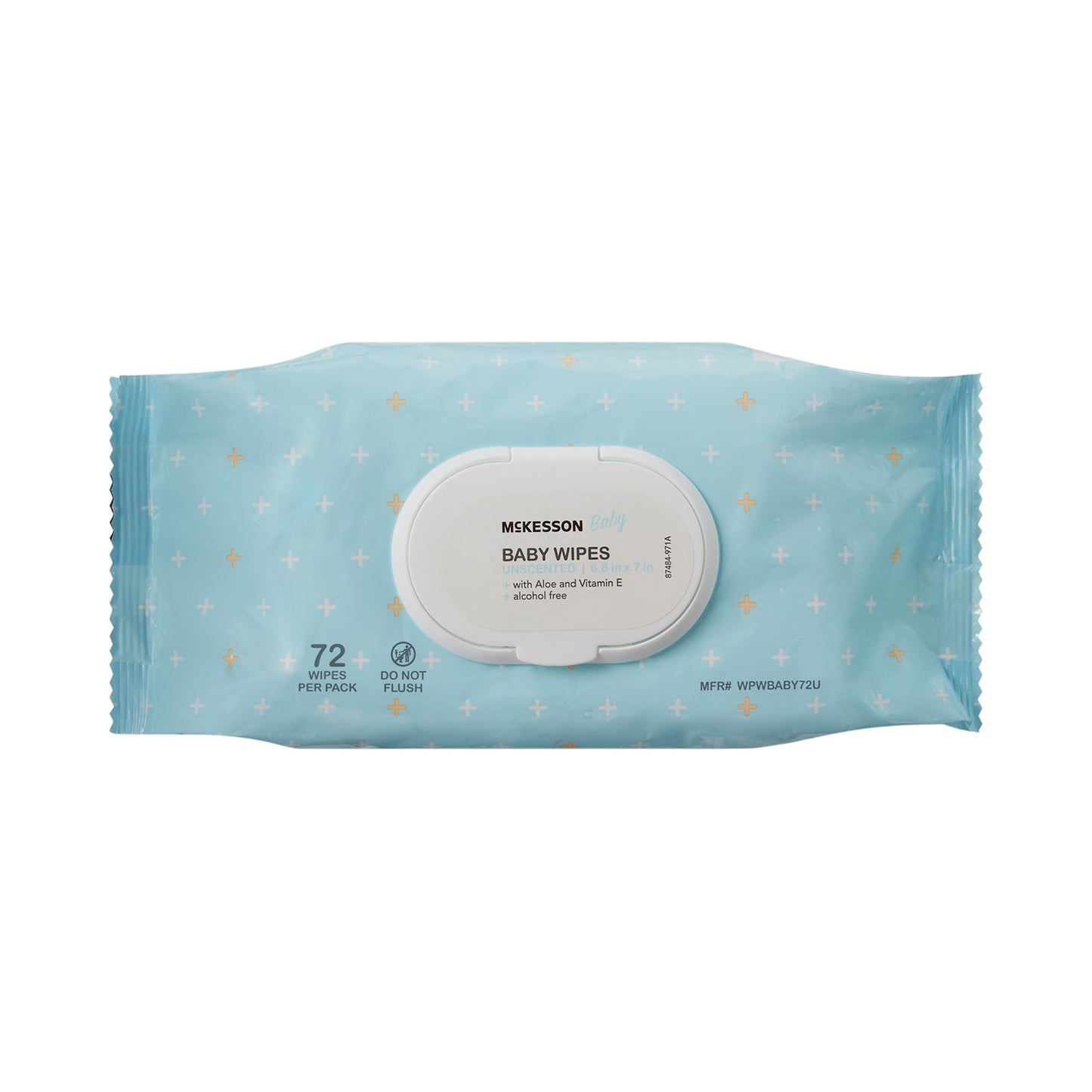 WIPE, BABY UNSCENTED (72/PK 12PK/CS)