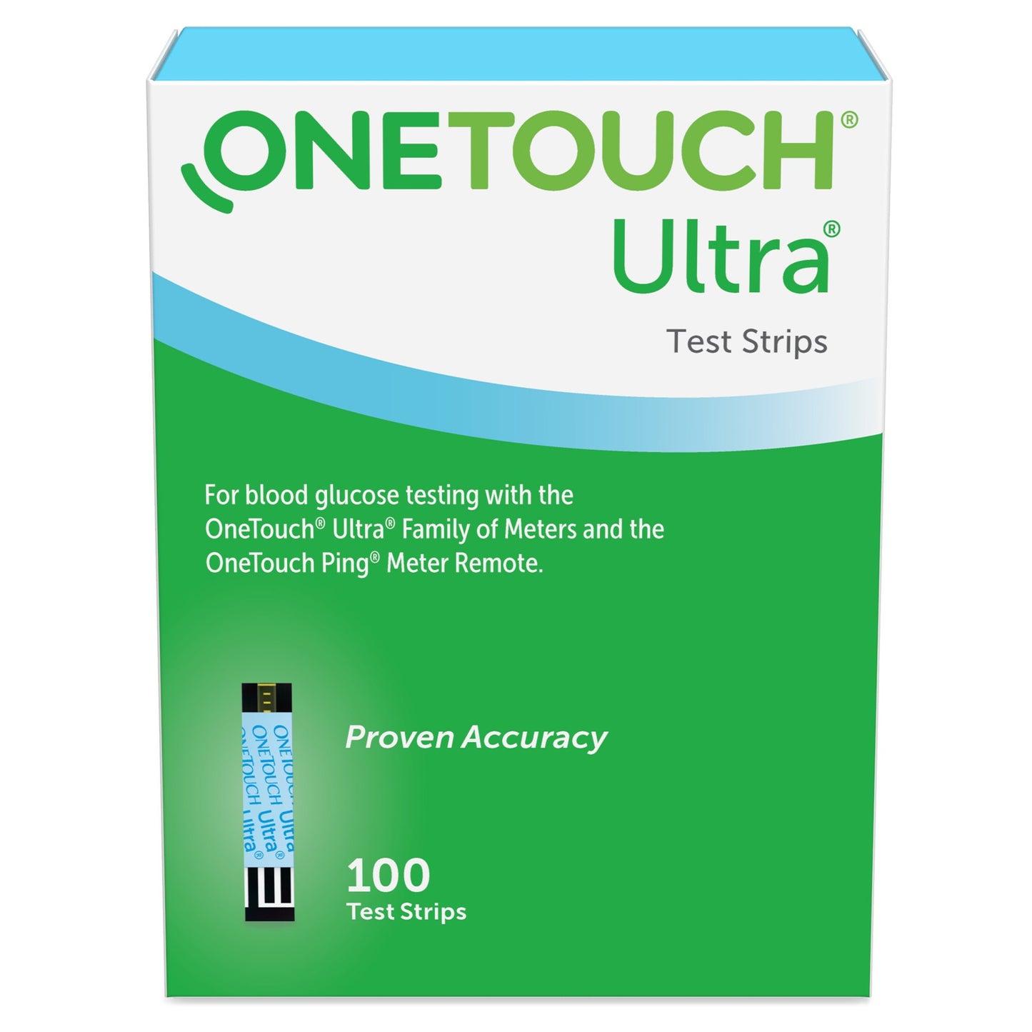 TEST STRIP, BLD GLUC ONE-TOUCHULTRA (100/BX)