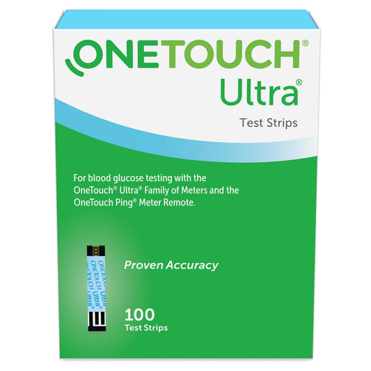 TEST STRIP, BLD GLUC ONE-TOUCHULTRA (100/BX)