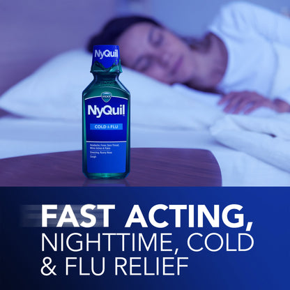 NYQUIL, LIQ VICKS COLD & FLU 12OZ