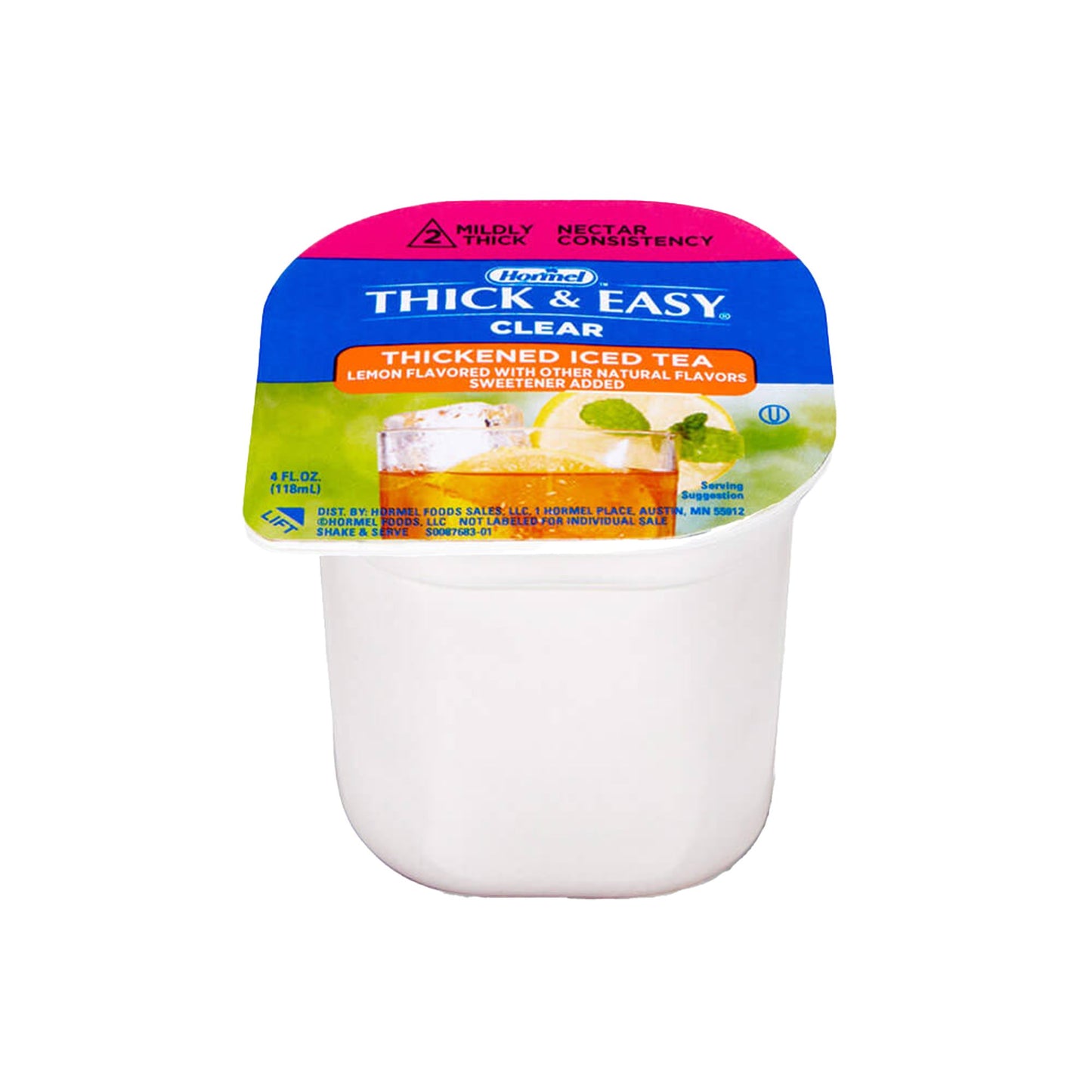THICK & EASY, TEA THICKENED NECTAR 4OZ (24/CS) DMNDCR