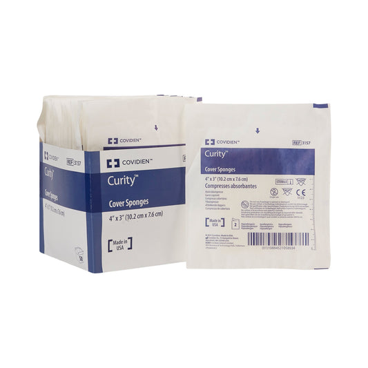 SPONGE, CVR 4"X3" STR 2'S (2/PK 25PK/TR 24TR/CS) KENDAL