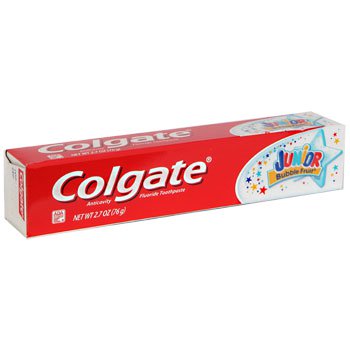 TOOTHPASTE, JR KIDS FRUIT BUBBLE 2.7OZ (24/CS)