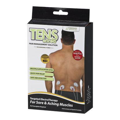 TENS UNIT, WIRED ELECTRONIC (12/CS)