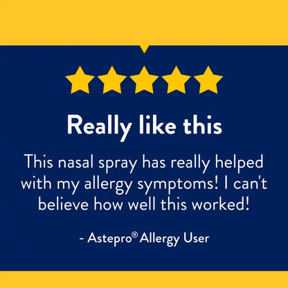 ASTEPRO ALLERGY, SPR NASAL 205.5MCG 60METERED SPRAYS
