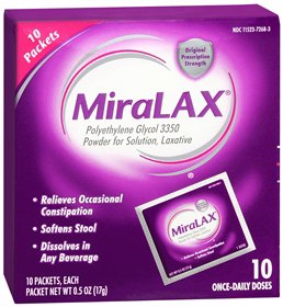 MIRALAX, PDR 17GM 1DOSE (10/BX) 9SCHRN