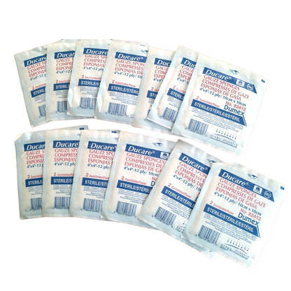 SPONGE, GAUZE 12PLY STR 2'S 4"X4" (25PK/BX 24BX/CS)