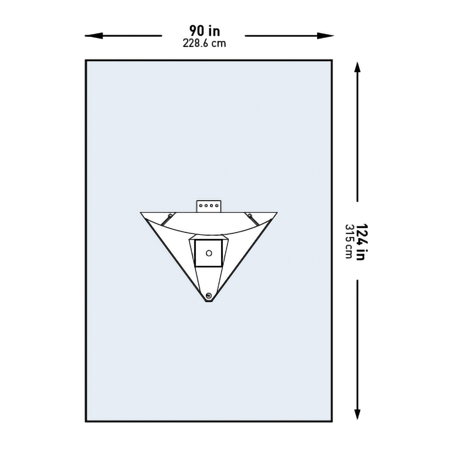 DRAPE, SURGICAL ORTHO KNEE 90"X124" (11/CS)