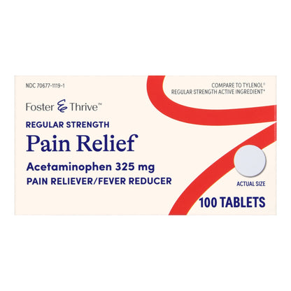 ACETAMINOPHEN, TAB FT SM REG STRENGTH 325MG (100/BT)