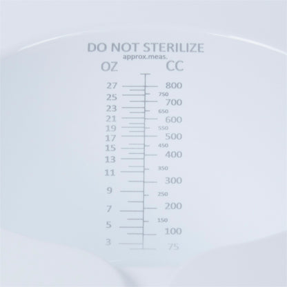 COLLECTOR, SPECIMEN COMMODE WHT 27OZ (100/CS)