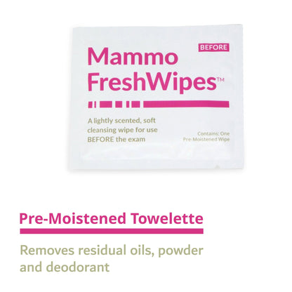 WIPE, WET SKIN MAMMOGRAPHY PATIENT (50/BX 10BX/CS)