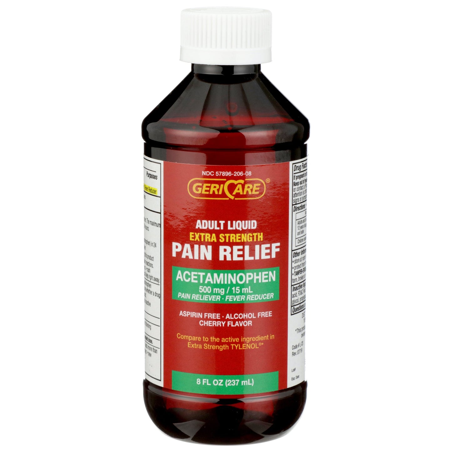 ACETAMINOPHEN LIQ 500MG ADULT 8OZ
