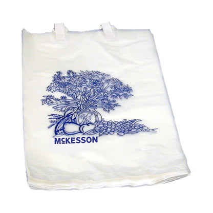 BAG, BEDSIDE POLY LF W/PRNT (100/BG 20BG/CS)