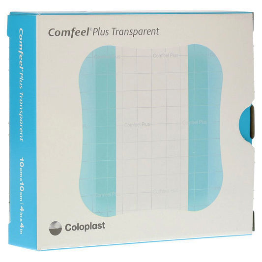 DRESSING, COMFEEL PLUS TRANS THIN 4"X4" (10/BX)